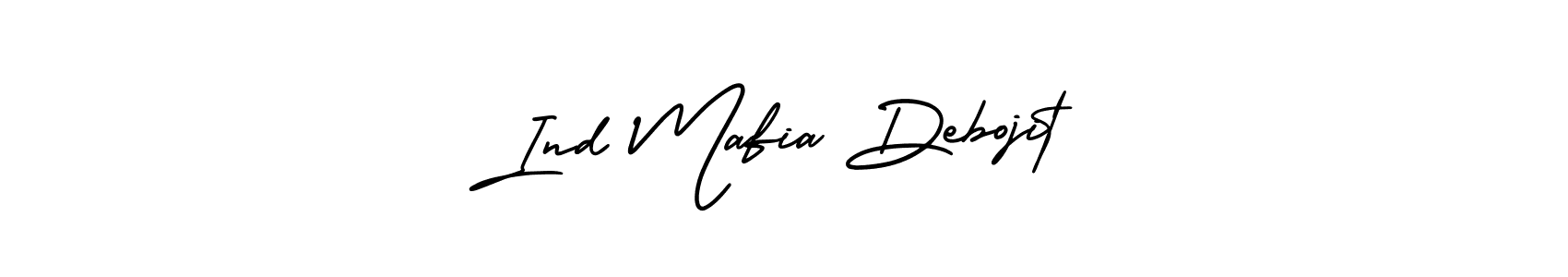 How to Draw Ind Mafia Debojit signature style? AmerikaSignatureDemo-Regular is a latest design signature styles for name Ind Mafia Debojit. Ind Mafia Debojit signature style 3 images and pictures png