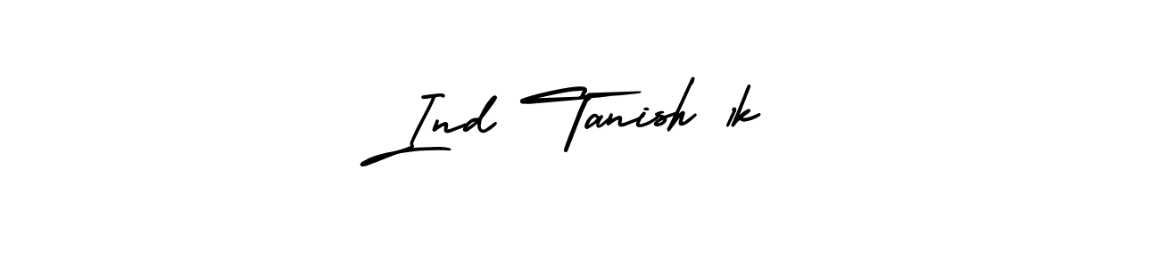 Make a beautiful signature design for name Ind Tanish 1k. Use this online signature maker to create a handwritten signature for free. Ind Tanish 1k signature style 3 images and pictures png