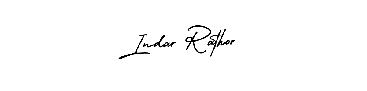 It looks lik you need a new signature style for name Indar Rathor. Design unique handwritten (AmerikaSignatureDemo-Regular) signature with our free signature maker in just a few clicks. Indar Rathor signature style 3 images and pictures png