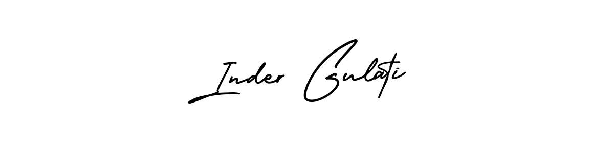 if you are searching for the best signature style for your name Inder Gulati. so please give up your signature search. here we have designed multiple signature styles  using AmerikaSignatureDemo-Regular. Inder Gulati signature style 3 images and pictures png