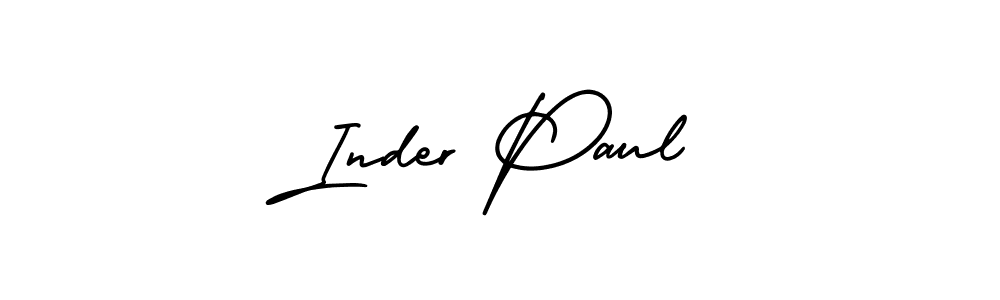 Make a short Inder Paul signature style. Manage your documents anywhere anytime using AmerikaSignatureDemo-Regular. Create and add eSignatures, submit forms, share and send files easily. Inder Paul signature style 3 images and pictures png