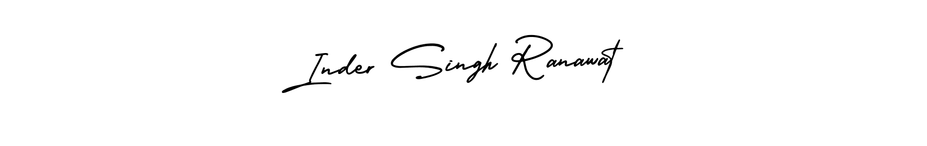 It looks lik you need a new signature style for name Inder Singh Ranawat. Design unique handwritten (AmerikaSignatureDemo-Regular) signature with our free signature maker in just a few clicks. Inder Singh Ranawat signature style 3 images and pictures png