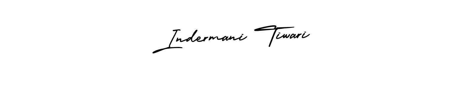 if you are searching for the best signature style for your name Indermani Tiwari. so please give up your signature search. here we have designed multiple signature styles  using AmerikaSignatureDemo-Regular. Indermani Tiwari signature style 3 images and pictures png
