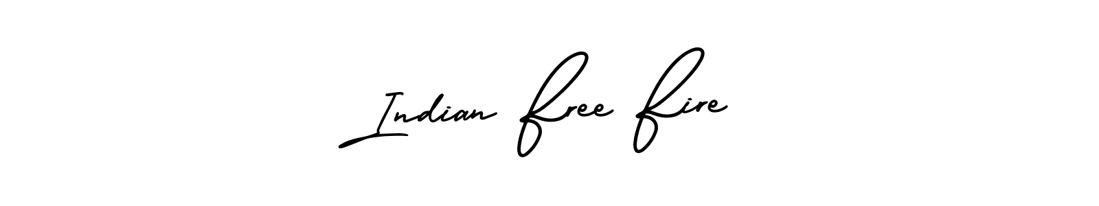 Create a beautiful signature design for name Indian Free Fire. With this signature (AmerikaSignatureDemo-Regular) fonts, you can make a handwritten signature for free. Indian Free Fire signature style 3 images and pictures png