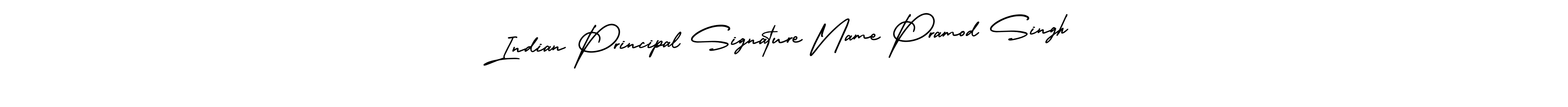 Make a beautiful signature design for name Indian Principal Signature Name Pramod Singh. With this signature (AmerikaSignatureDemo-Regular) style, you can create a handwritten signature for free. Indian Principal Signature Name Pramod Singh signature style 3 images and pictures png