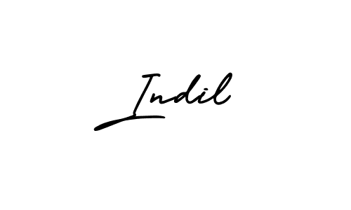 Design your own signature with our free online signature maker. With this signature software, you can create a handwritten (AmerikaSignatureDemo-Regular) signature for name Indil. Indil signature style 3 images and pictures png