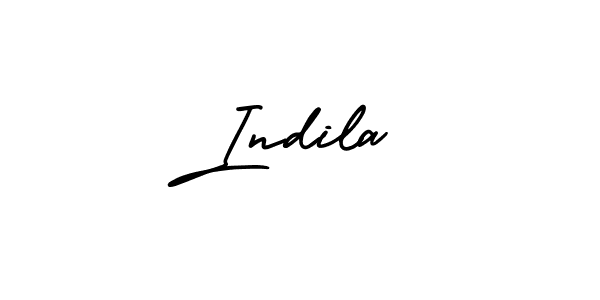 Make a beautiful signature design for name Indila. With this signature (AmerikaSignatureDemo-Regular) style, you can create a handwritten signature for free. Indila signature style 3 images and pictures png