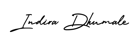 Indira Dhumale stylish signature style. Best Handwritten Sign (AmerikaSignatureDemo-Regular) for my name. Handwritten Signature Collection Ideas for my name Indira Dhumale. Indira Dhumale signature style 3 images and pictures png