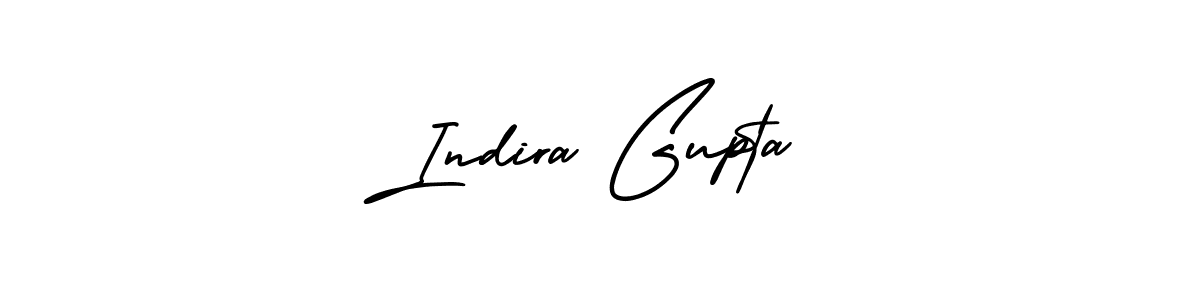 Indira Gupta stylish signature style. Best Handwritten Sign (AmerikaSignatureDemo-Regular) for my name. Handwritten Signature Collection Ideas for my name Indira Gupta. Indira Gupta signature style 3 images and pictures png