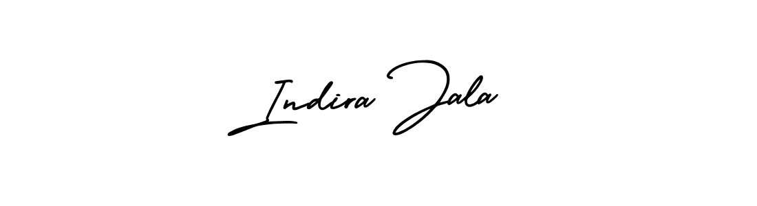 It looks lik you need a new signature style for name Indira Jala. Design unique handwritten (AmerikaSignatureDemo-Regular) signature with our free signature maker in just a few clicks. Indira Jala signature style 3 images and pictures png