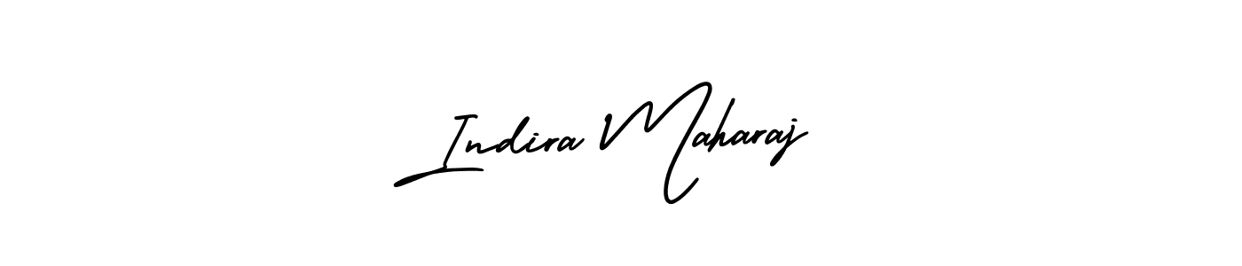 Create a beautiful signature design for name Indira Maharaj. With this signature (AmerikaSignatureDemo-Regular) fonts, you can make a handwritten signature for free. Indira Maharaj signature style 3 images and pictures png