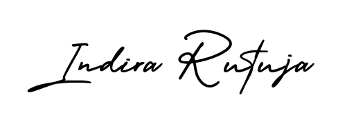The AmerikaSignatureDemo-Regular handwriting style adds charm and authenticity to name Indira Rutuja. A wonderful choice for personal thank-you notes. Indira Rutuja signature style 3 images and pictures png