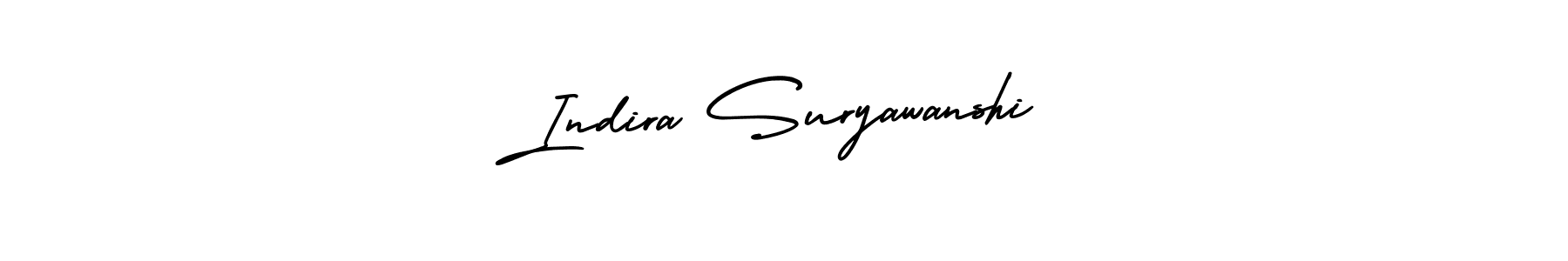 How to make Indira Suryawanshi name signature. Use AmerikaSignatureDemo-Regular style for creating short signs online. This is the latest handwritten sign. Indira Suryawanshi signature style 3 images and pictures png