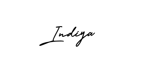 Design your own signature with our free online signature maker. With this signature software, you can create a handwritten (AmerikaSignatureDemo-Regular) signature for name Indiya. Indiya signature style 3 images and pictures png