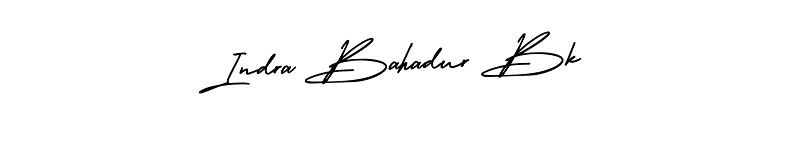 Create a beautiful signature design for name Indra Bahadur Bk. With this signature (AmerikaSignatureDemo-Regular) fonts, you can make a handwritten signature for free. Indra Bahadur Bk signature style 3 images and pictures png