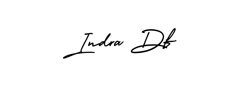 This is the best signature style for the Indra Df name. Also you like these signature font (AmerikaSignatureDemo-Regular). Mix name signature. Indra Df signature style 3 images and pictures png
