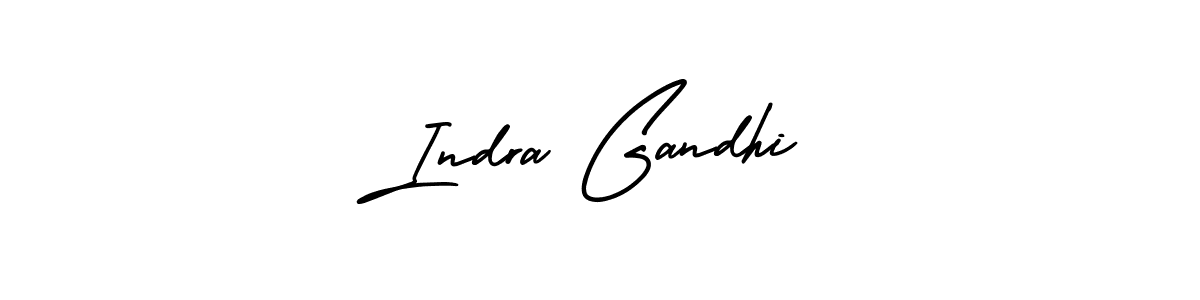 Make a beautiful signature design for name Indra Gandhi. With this signature (AmerikaSignatureDemo-Regular) style, you can create a handwritten signature for free. Indra Gandhi signature style 3 images and pictures png