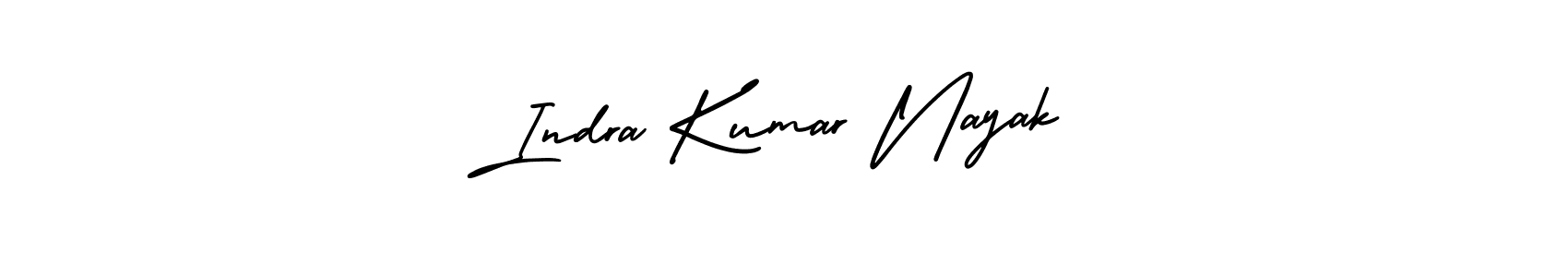 The best way (AmerikaSignatureDemo-Regular) to make a short signature is to pick only two or three words in your name. The name Indra Kumar Nayak include a total of six letters. For converting this name. Indra Kumar Nayak signature style 3 images and pictures png