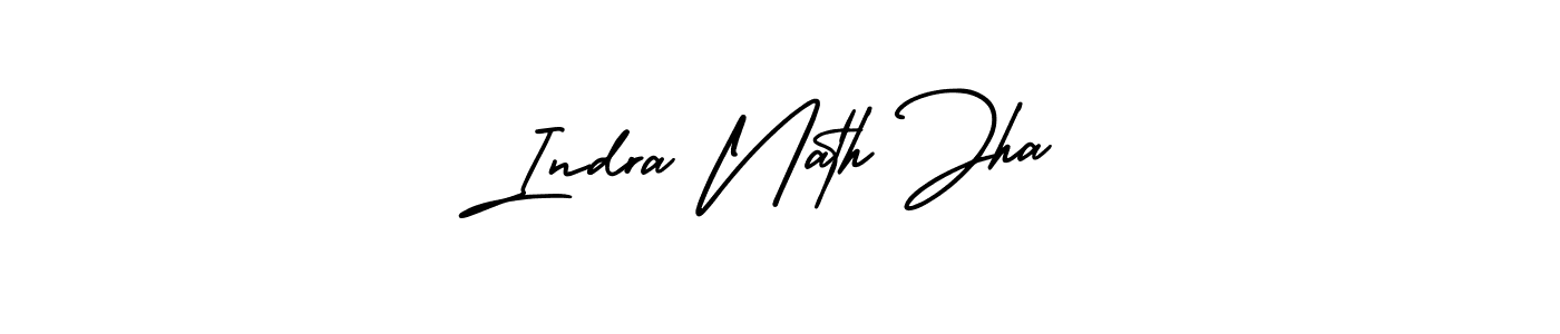 How to make Indra Nath Jha signature? AmerikaSignatureDemo-Regular is a professional autograph style. Create handwritten signature for Indra Nath Jha name. Indra Nath Jha signature style 3 images and pictures png