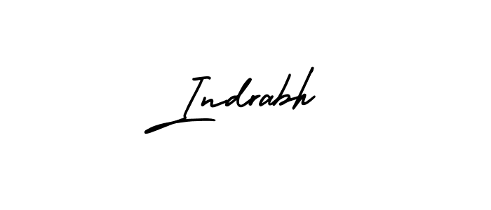 It looks lik you need a new signature style for name Indrabh. Design unique handwritten (AmerikaSignatureDemo-Regular) signature with our free signature maker in just a few clicks. Indrabh signature style 3 images and pictures png