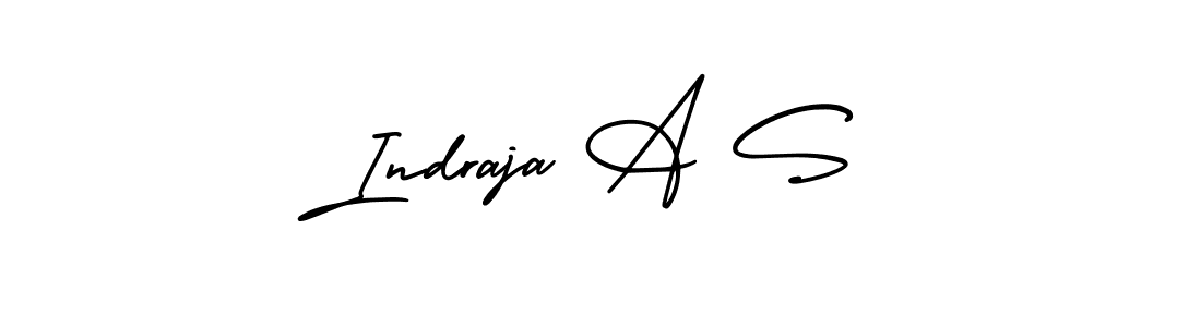 How to Draw Indraja A S signature style? AmerikaSignatureDemo-Regular is a latest design signature styles for name Indraja A S. Indraja A S signature style 3 images and pictures png