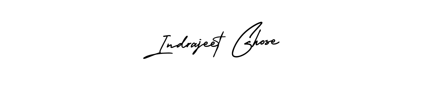 The best way (AmerikaSignatureDemo-Regular) to make a short signature is to pick only two or three words in your name. The name Indrajeet Ghose include a total of six letters. For converting this name. Indrajeet Ghose signature style 3 images and pictures png