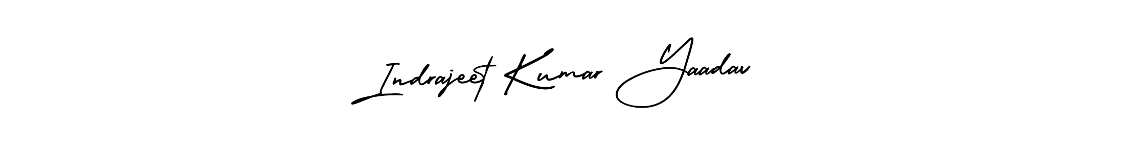 if you are searching for the best signature style for your name Indrajeet Kumar Yaadav. so please give up your signature search. here we have designed multiple signature styles  using AmerikaSignatureDemo-Regular. Indrajeet Kumar Yaadav signature style 3 images and pictures png