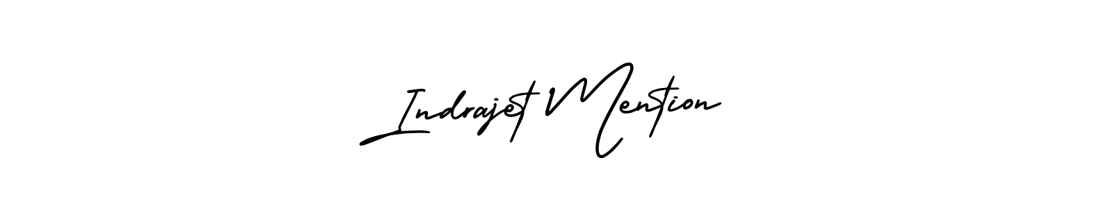 Similarly AmerikaSignatureDemo-Regular is the best handwritten signature design. Signature creator online .You can use it as an online autograph creator for name Indrajet Mention. Indrajet Mention signature style 3 images and pictures png