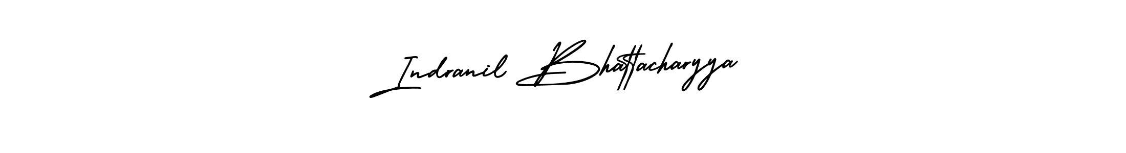 Make a beautiful signature design for name Indranil Bhattacharyya. With this signature (AmerikaSignatureDemo-Regular) style, you can create a handwritten signature for free. Indranil Bhattacharyya signature style 3 images and pictures png