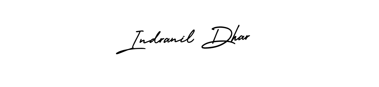 Design your own signature with our free online signature maker. With this signature software, you can create a handwritten (AmerikaSignatureDemo-Regular) signature for name Indranil Dhar. Indranil Dhar signature style 3 images and pictures png