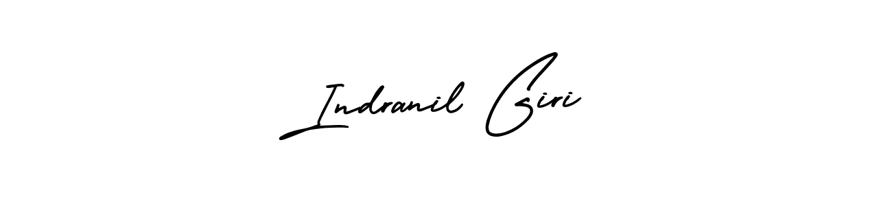 Design your own signature with our free online signature maker. With this signature software, you can create a handwritten (AmerikaSignatureDemo-Regular) signature for name Indranil Giri. Indranil Giri signature style 3 images and pictures png