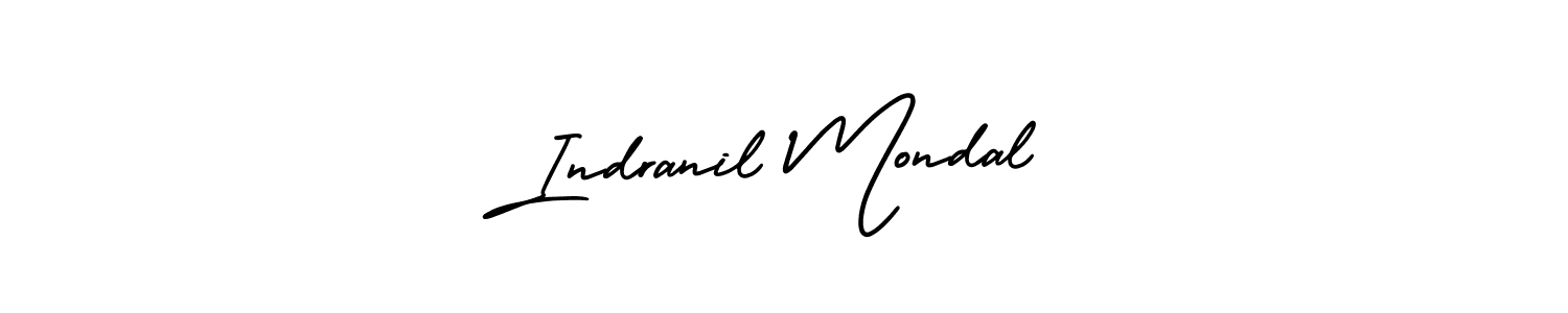 It looks lik you need a new signature style for name Indranil Mondal. Design unique handwritten (AmerikaSignatureDemo-Regular) signature with our free signature maker in just a few clicks. Indranil Mondal signature style 3 images and pictures png