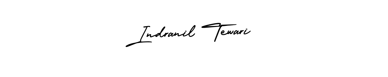 This is the best signature style for the Indranil Tewari name. Also you like these signature font (AmerikaSignatureDemo-Regular). Mix name signature. Indranil Tewari signature style 3 images and pictures png