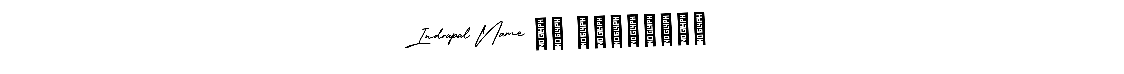 How to make Indrapal Name के शीघ्नेचर name signature. Use AmerikaSignatureDemo-Regular style for creating short signs online. This is the latest handwritten sign. Indrapal Name के शीघ्नेचर signature style 3 images and pictures png