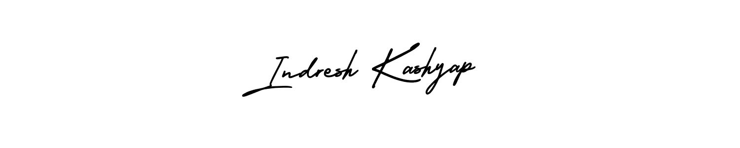 Also we have Indresh Kashyap name is the best signature style. Create professional handwritten signature collection using AmerikaSignatureDemo-Regular autograph style. Indresh Kashyap signature style 3 images and pictures png