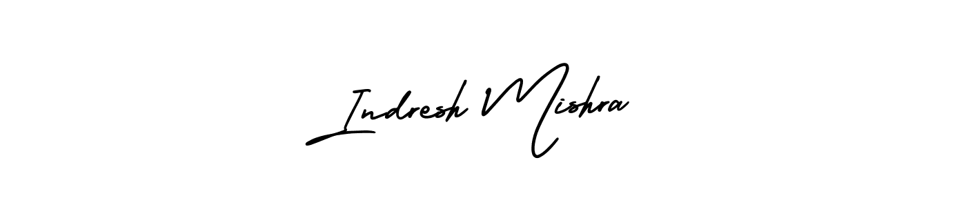 Use a signature maker to create a handwritten signature online. With this signature software, you can design (AmerikaSignatureDemo-Regular) your own signature for name Indresh Mishra. Indresh Mishra signature style 3 images and pictures png