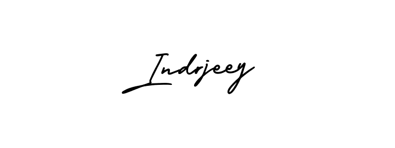 Make a beautiful signature design for name Indrjeey. With this signature (AmerikaSignatureDemo-Regular) style, you can create a handwritten signature for free. Indrjeey signature style 3 images and pictures png