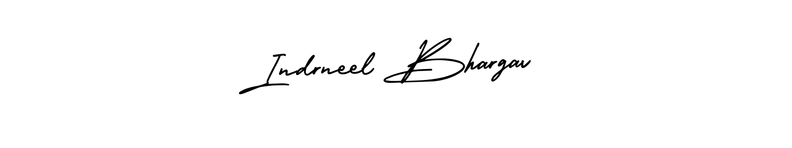 This is the best signature style for the Indrneel Bhargav name. Also you like these signature font (AmerikaSignatureDemo-Regular). Mix name signature. Indrneel Bhargav signature style 3 images and pictures png