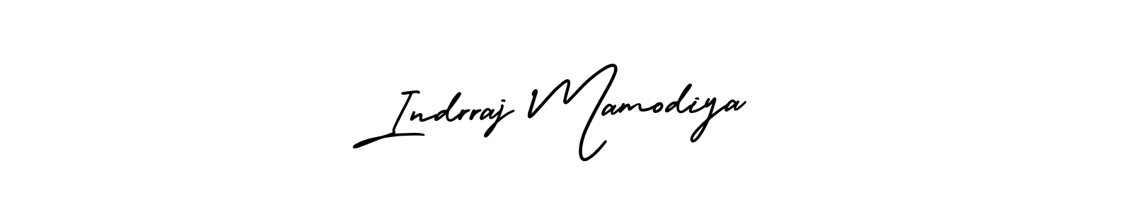 Also we have Indrraj Mamodiya name is the best signature style. Create professional handwritten signature collection using AmerikaSignatureDemo-Regular autograph style. Indrraj Mamodiya signature style 3 images and pictures png