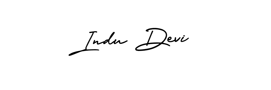 Make a beautiful signature design for name Indu Devi. Use this online signature maker to create a handwritten signature for free. Indu Devi signature style 3 images and pictures png