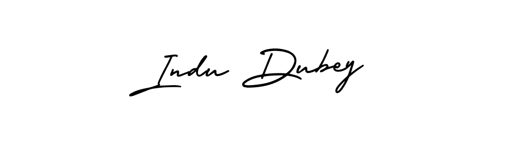 How to make Indu Dubey signature? AmerikaSignatureDemo-Regular is a professional autograph style. Create handwritten signature for Indu Dubey name. Indu Dubey signature style 3 images and pictures png