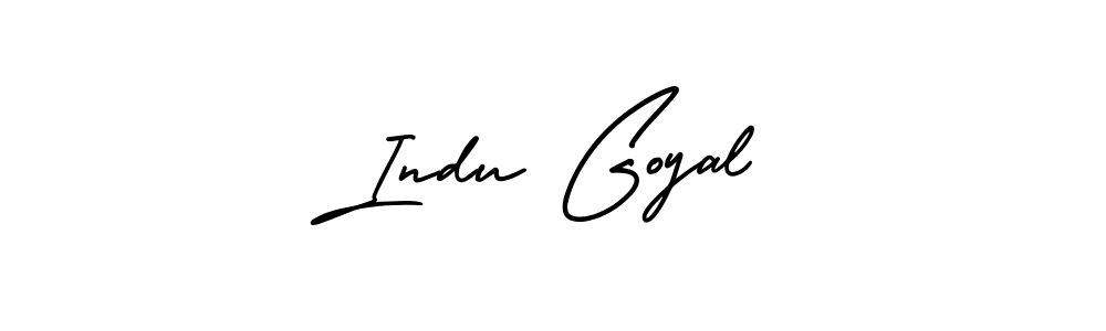 Make a beautiful signature design for name Indu Goyal. Use this online signature maker to create a handwritten signature for free. Indu Goyal signature style 3 images and pictures png