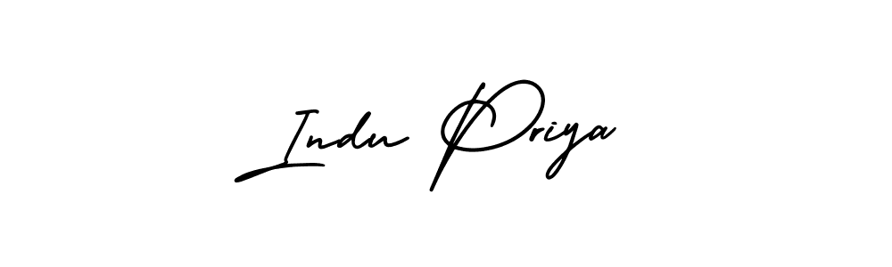 AmerikaSignatureDemo-Regular is a professional signature style that is perfect for those who want to add a touch of class to their signature. It is also a great choice for those who want to make their signature more unique. Get Indu Priya name to fancy signature for free. Indu Priya signature style 3 images and pictures png