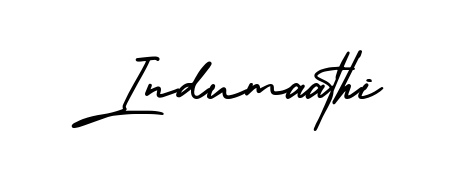 Discover how Indumaathi looks in an executive cursive font (AmerikaSignatureDemo-Regular). Perfect for legal documents, invoices, and certificates. Indumaathi signature style 3 images and pictures png
