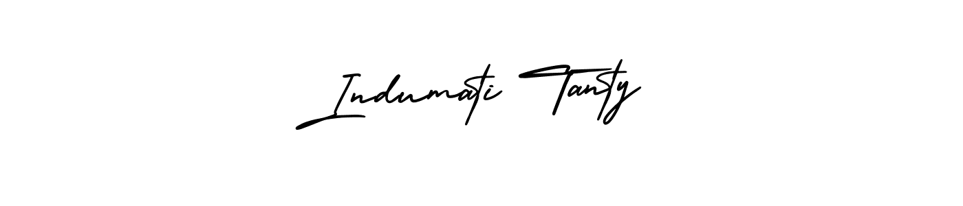 Check out images of Autograph of Indumati Tanty name. Actor Indumati Tanty Signature Style. AmerikaSignatureDemo-Regular is a professional sign style online. Indumati Tanty signature style 3 images and pictures png
