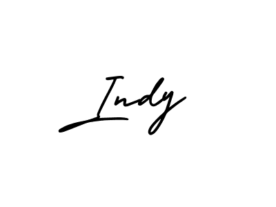 Indy stylish signature style. Best Handwritten Sign (AmerikaSignatureDemo-Regular) for my name. Handwritten Signature Collection Ideas for my name Indy. Indy signature style 3 images and pictures png