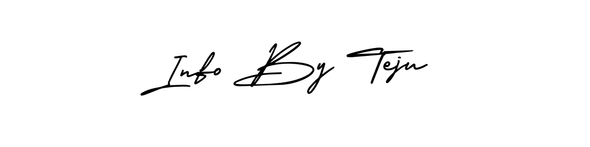 How to make Info By Teju signature? AmerikaSignatureDemo-Regular is a professional autograph style. Create handwritten signature for Info By Teju name. Info By Teju signature style 3 images and pictures png