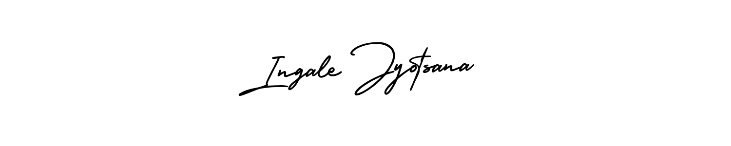 if you are searching for the best signature style for your name Ingale Jyotsana. so please give up your signature search. here we have designed multiple signature styles  using AmerikaSignatureDemo-Regular. Ingale Jyotsana signature style 3 images and pictures png
