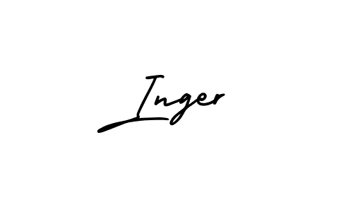 This is the best signature style for the Inger name. Also you like these signature font (AmerikaSignatureDemo-Regular). Mix name signature. Inger signature style 3 images and pictures png