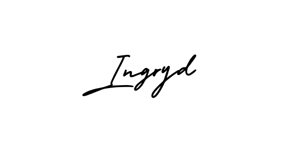 Design your own signature with our free online signature maker. With this signature software, you can create a handwritten (AmerikaSignatureDemo-Regular) signature for name Ingryd. Ingryd signature style 3 images and pictures png